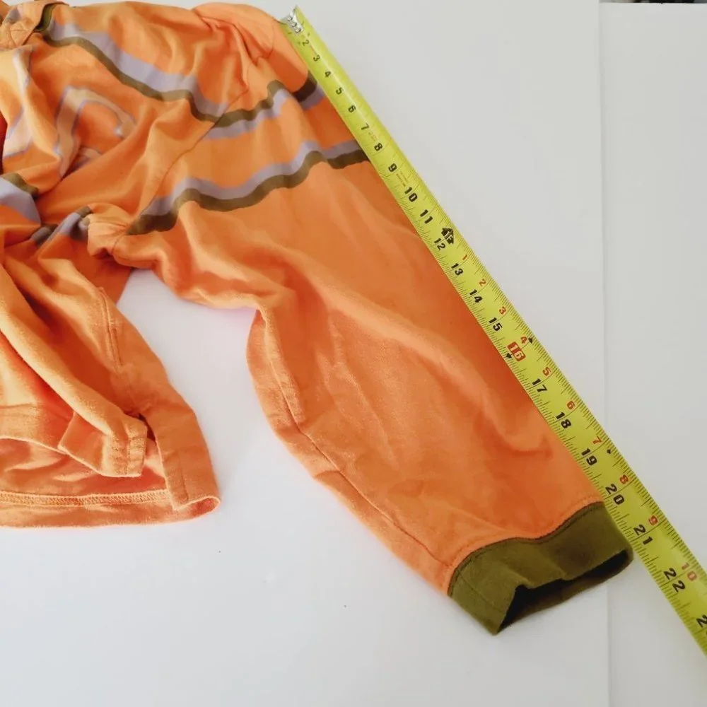 Urban Outfitters BDG Polo Shirt Oversized Vintage Style University Orange S - Picture 10 of 11